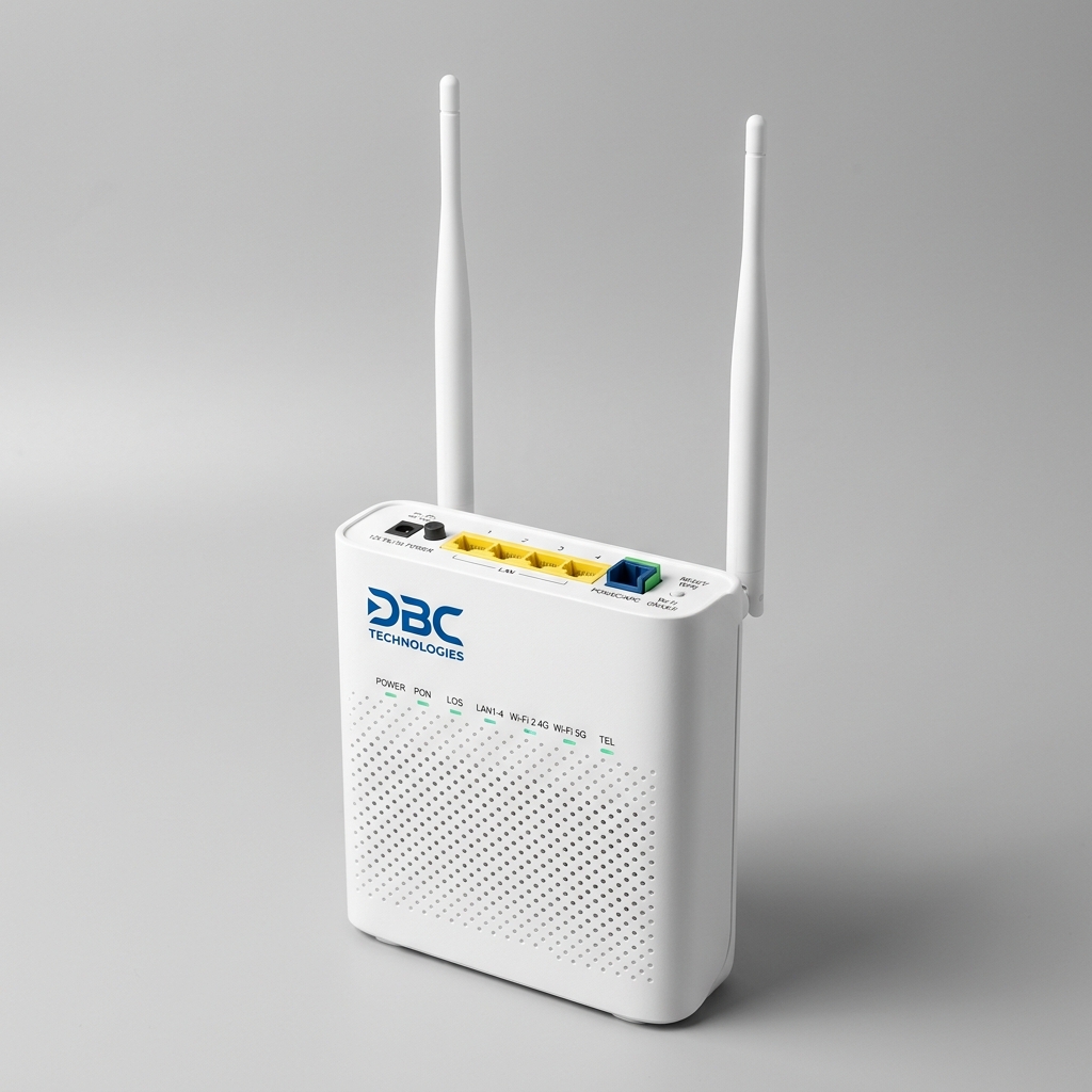 DBC ONU+ROUTER XPON 4 PORT